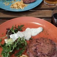 The 2nd course of El menú del día  at La Oveja Negra in Madrid