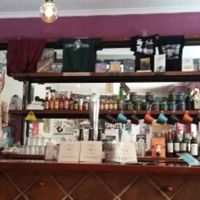 The bar at LA Oveja Negra  (The black sheep) at La Oveja Negra in Madrid