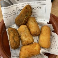 Croquetas 😍  at La Oveja Negra in Madrid