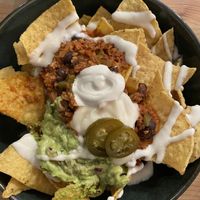 Nachos  at La Oveja Negra in Madrid