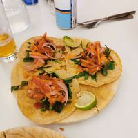 Jackfruit Nachos at La Oveja Negra in Madrid