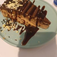 Chocolate and Cream cake at La Oveja Negra in Madrid