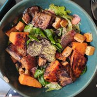 Warm salad at La Oveja Negra in Madrid
