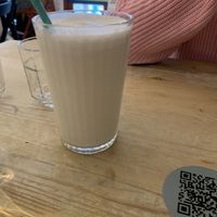 Coconut lemonade  at La Oveja Negra in Madrid