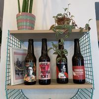 Decoration  at La Oveja Negra in Madrid