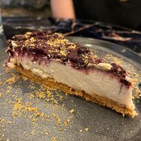 Cheesecake at La Oveja Negra in Madrid