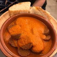 Chorizo a la sidra at La Oveja Negra in Madrid