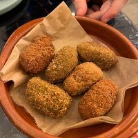 Croquetas at La Oveja Negra in Madrid