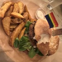 Queer burger  at La Oveja Negra in Madrid