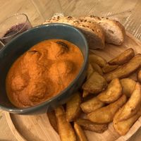 Meatballs  at La Oveja Negra in Madrid