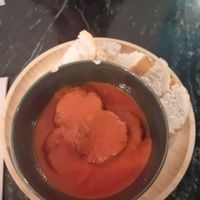 Vegan chorizo with sausage at La Oveja Negra in Madrid