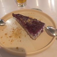 Tarta de queso at La Oveja Negra in Madrid