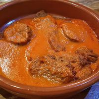 Chorizo at La Oveja Negra in Madrid