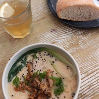 Ramen de no pollo at La Oveja Negra in Madrid