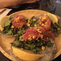 Jackfruit tacos at La Oveja Negra in Madrid