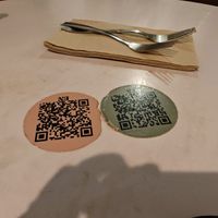 QR code for menu at La Oveja Negra in Madrid