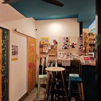 Inside, little shop at La Oveja Negra in Madrid