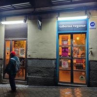 Outside at La Oveja Negra in Madrid