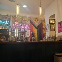 Cool and inclusive 💚 free Palestine 🇵🇸 at La Oveja Negra in Madrid