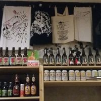 Vegan, feminist, anarchist bar at La Oveja Negra in Madrid
