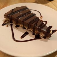 CHOCOLATE CAKE!!!!!!! A MUST! at La Oveja Negra in Madrid