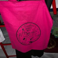 Merchandise  at La Oveja Negra in Madrid