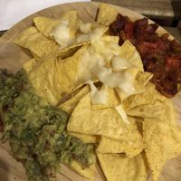 “Cheesy” nachos at La Oveja Negra in Madrid
