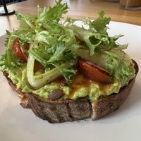 Avocado toast  at Bandit Coffee Co in St Petersburg