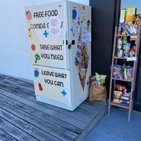 Community fridge  at Bandit Coffee Co in St Petersburg