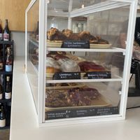 Pastry case  at Bandit Coffee Co in St Petersburg