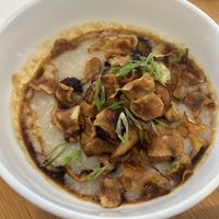 Vegan mushroom and grits  at Bandit Coffee Co in St Petersburg