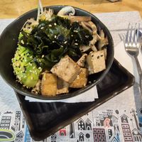 Vegane Bowl at Take a Wok in Santiago