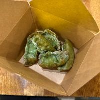 Edamame dumplings   at Sus Hi Eatstation - Chickasaw in Orlando