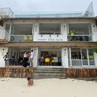 beachfront view #Veganuary at The Sunny Side Cafe - Station 1 in Boracay