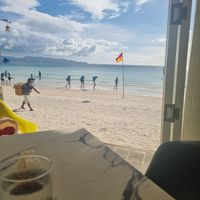 Cafe views at The Sunny Side Cafe - Station 1 in Boracay