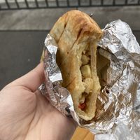 Humita Empanada with corn and basil  at Epicurean Trader in San Francisco