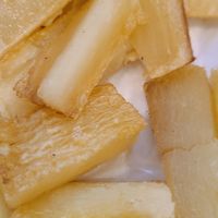 Fried plantains side at Peruvian Flavors in Hurricane