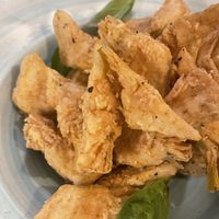 Fried artichokes   at Luca Piscopo & Friends in Ibiza