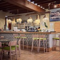 Restaurant interior at El Secreto de Loreto in Denia