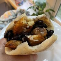 Vegan arepa   at Sabrosa Venezuela in Worcester