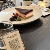Blackberry cheesecake   at The Gate - Islington in London