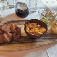 Starters (this is just for one person) at La Sauceda in Buelles
