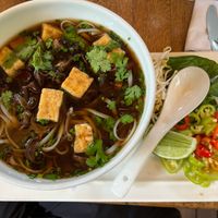 vegan pho at Halong Vietnamita in Medellin