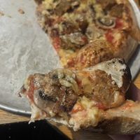 Fricken pizza (vegan chicken was soo good)  at Pizza Trap at Space Academy in Christchurch