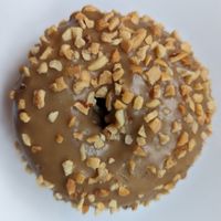 peanut maple cake at Delicious Donuts in Portland
