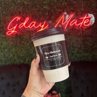 Their flat white is amazing   at Miss Melbourne Coffee in West Hollywood