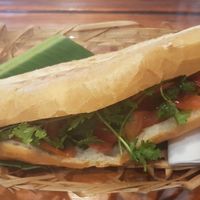 Veggie Baguette 25k Kip at Break for a Bread in Luang Prabang