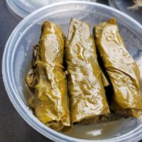 Grape leaves at Sanabel Middle East Bakery in Akron