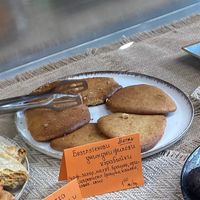 Vegan gluten free Christmas pastry (very juicy and tasty!)   at Manjari in Burgas