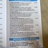 Spezialitäten und Kindermenü  at Mekong Delta Asia Restaurant & Sushi Bar in Thaleischweiler-froeschen